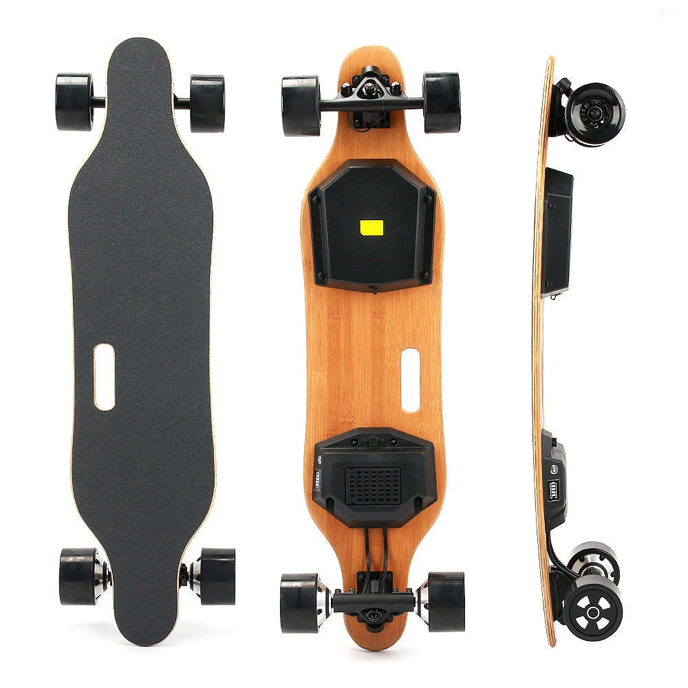 Apex 600W*2 Wheel Hub Dual Motors Longboard 36V 9.6Ah 10S2P Longboard Electric Skateboard 40Kmh