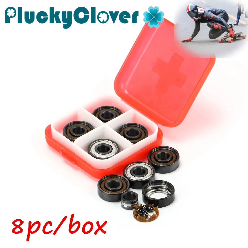 Apex BSB Black Hybrid Ceramic Bearings 8-Pack Box