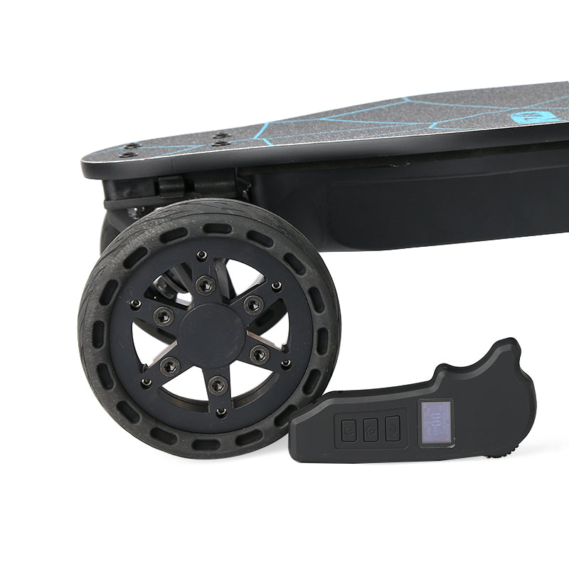 Apex Off-Road Wheels Hub Motor Electric Skateboard Max Power 1000W*2 Rubber Sleeve Replaceable