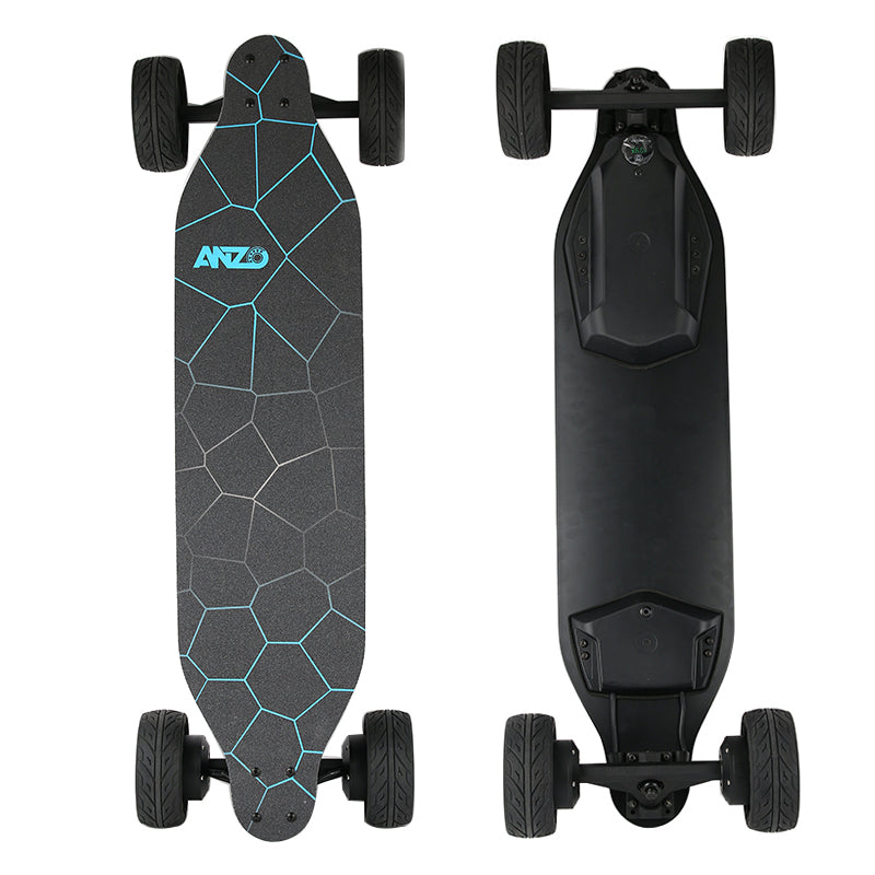 Apex Off-Road Wheels Hub Motor Electric Skateboard Max Power 1000W*2 Rubber Sleeve Replaceable